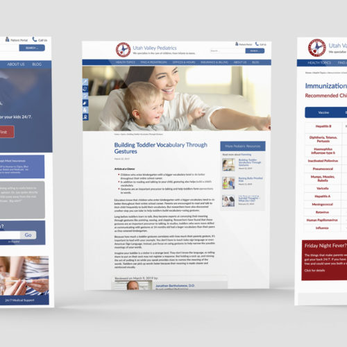 medical clinic website development